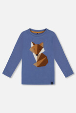 Deux Par Deux Moonlite Blue Fox  LS T-shirt