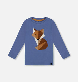 Deux Par Deux Moonlite Blue Fox  LS T-shirt
