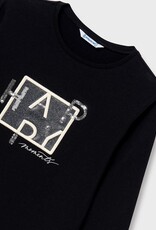 Mayoral "Happy Moments" Black Long Sleeve