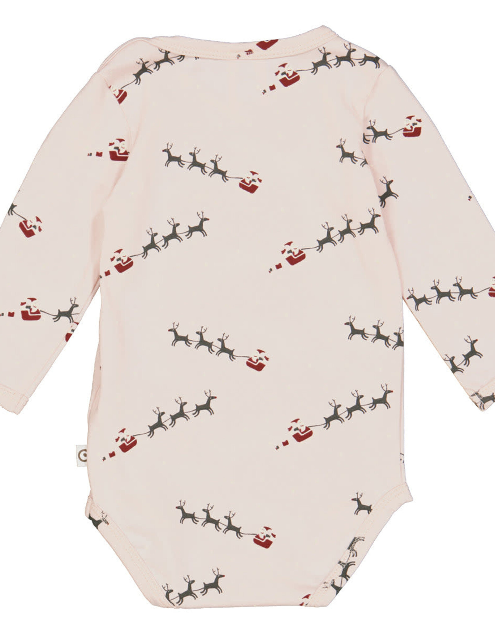 Green Cotton Santa Bodysuit Nightingale