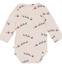 Green Cotton Santa Bodysuit Nightingale