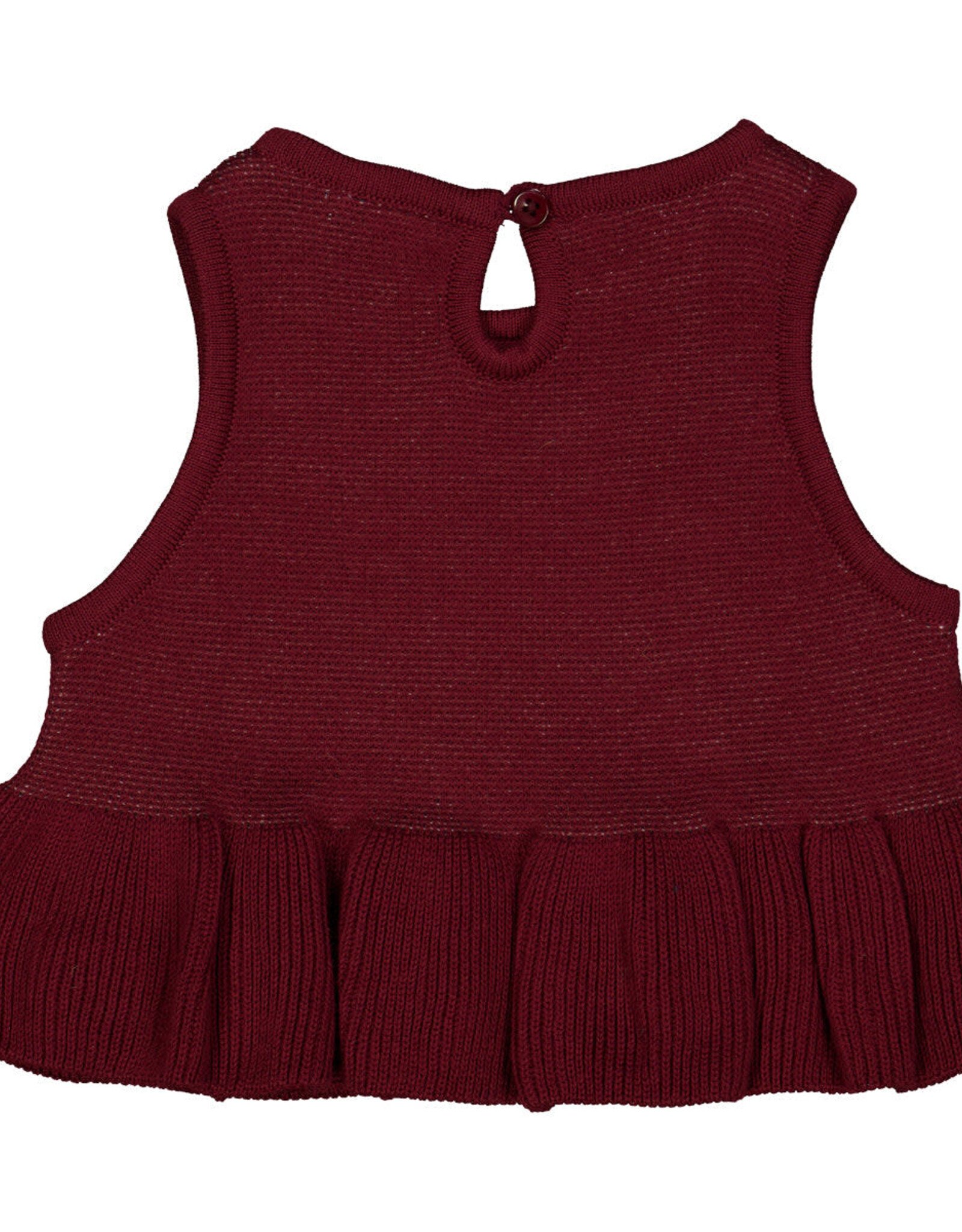 Green Cotton Cabernet Jacquard Vest