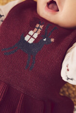 Green Cotton Cabernet Jacquard Vest