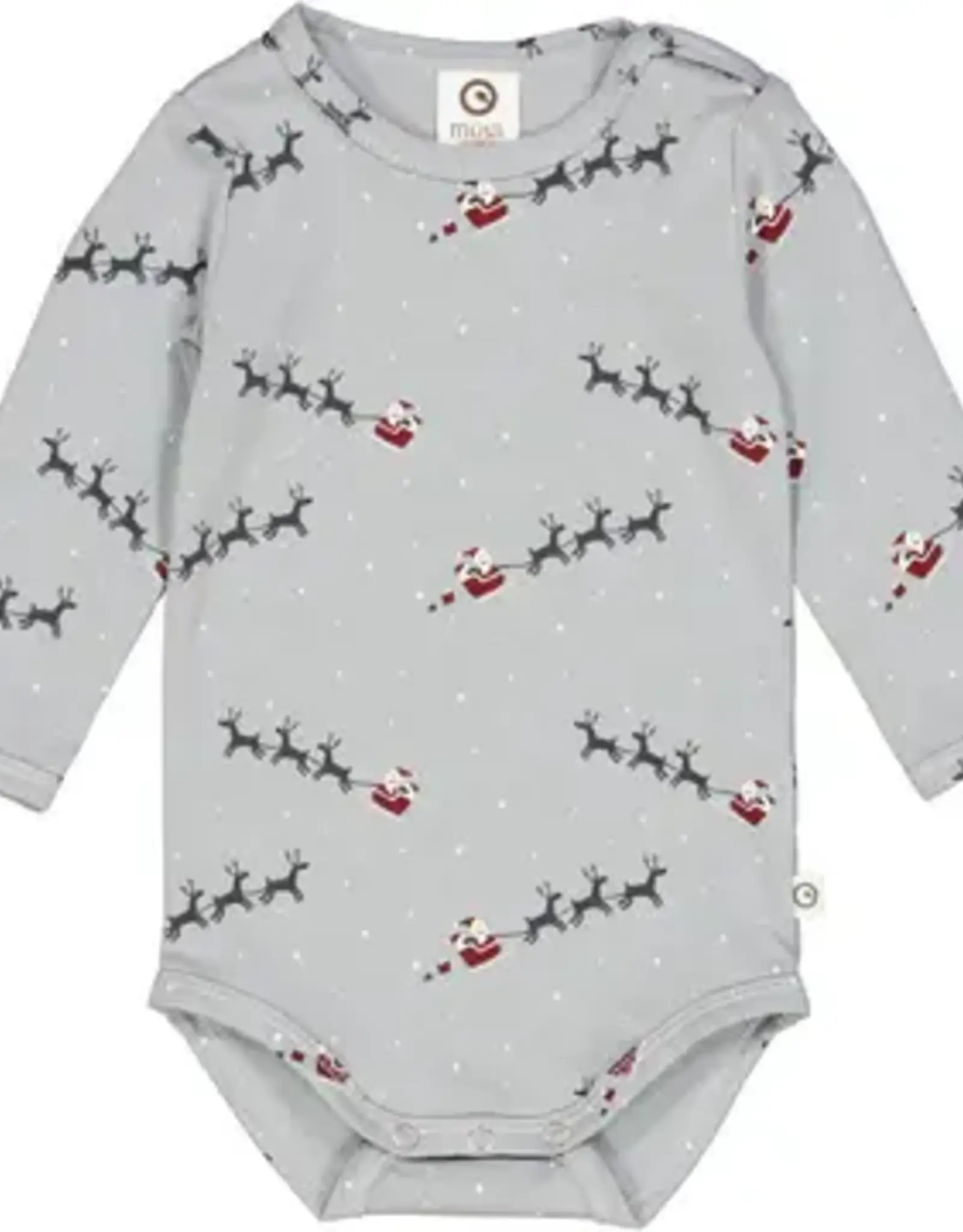 Green Cotton Santa Bodysuit Balsam