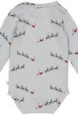 Green Cotton Santa Bodysuit Balsam