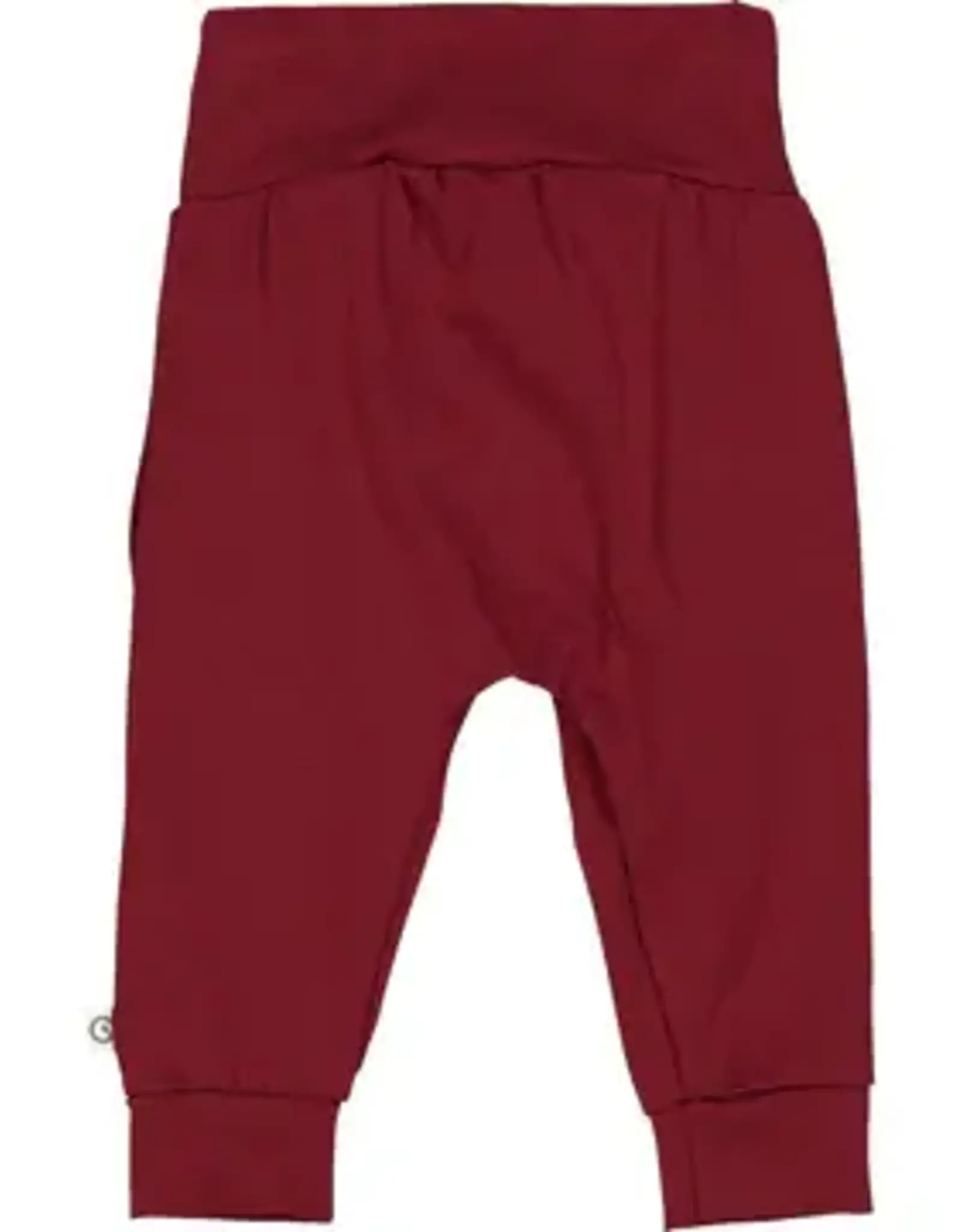 Green Cotton Cabernet Cozy Me Bow Pant