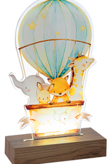 Baby Ganz Collection LED Light Up Baby Hot Air Balloon Tabletop Decor