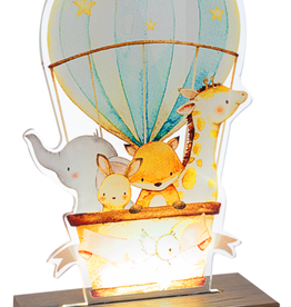Baby Ganz Collection LED Light Up Baby Hot Air Balloon Tabletop Decor