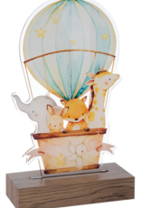Baby Ganz Collection LED Light Up Baby Hot Air Balloon Tabletop Decor
