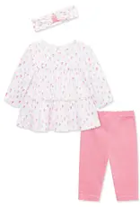 Little Me Hearts Tunic Legging Set
