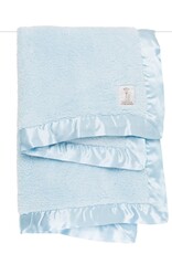 Little Giraffe Blue Chenille Blanket