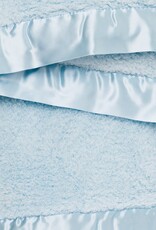 Little Giraffe Blue Chenille Blanket