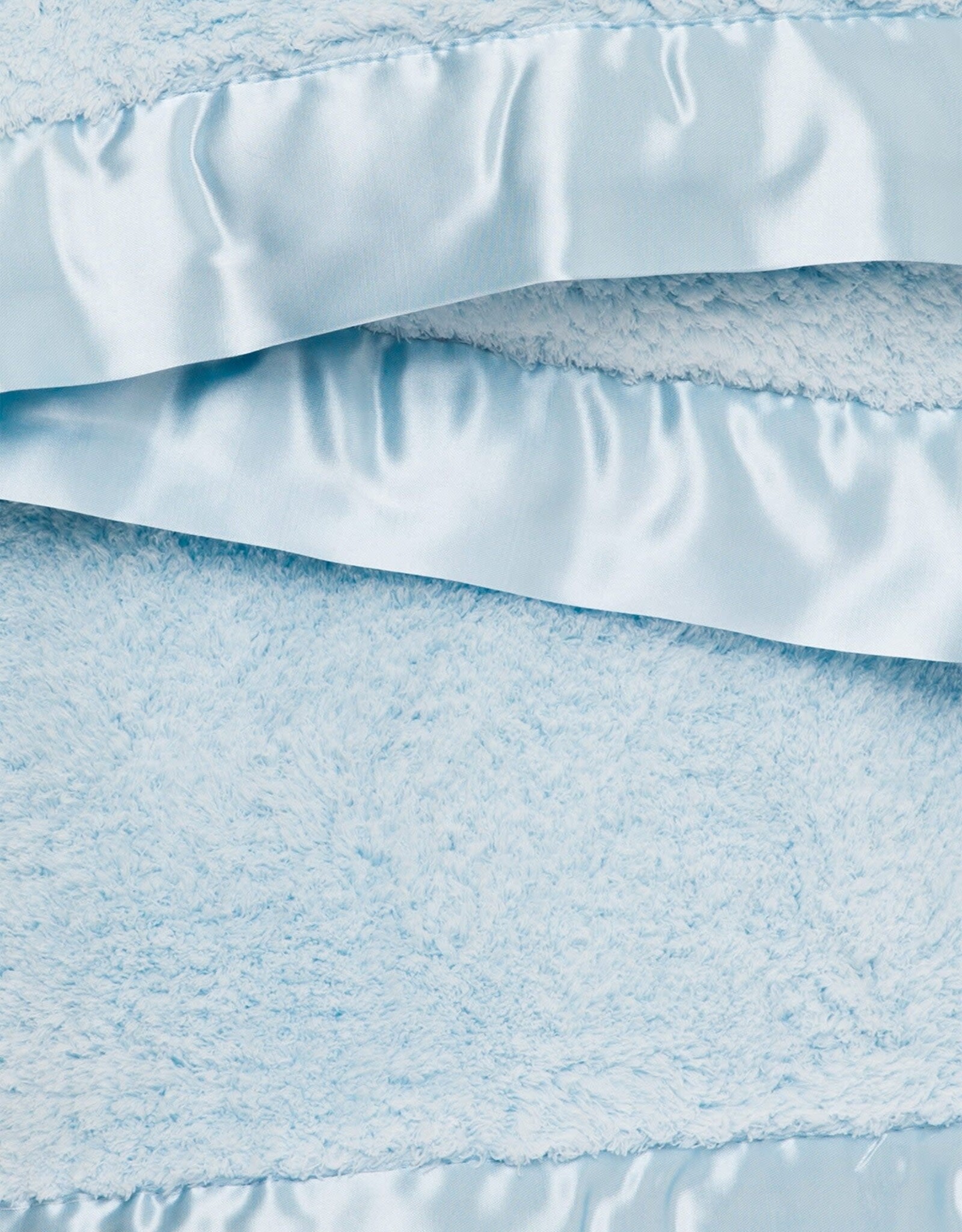 Little Giraffe Blue Chenille Blanket