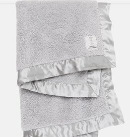 Little Giraffe Silver Chenille Blanket