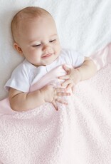 Little Giraffe Pink Chenille Blanket