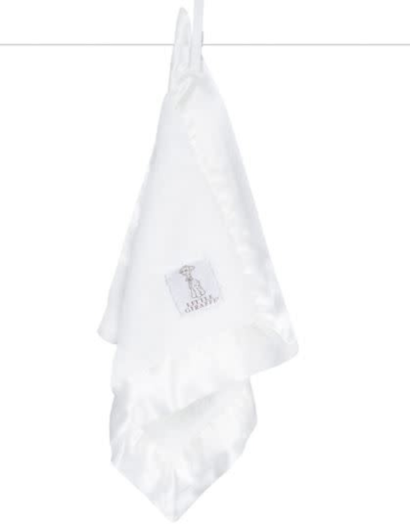 Little Giraffe White Chenille Blanky