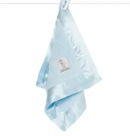 Little Giraffe Blue Chenille Blanky