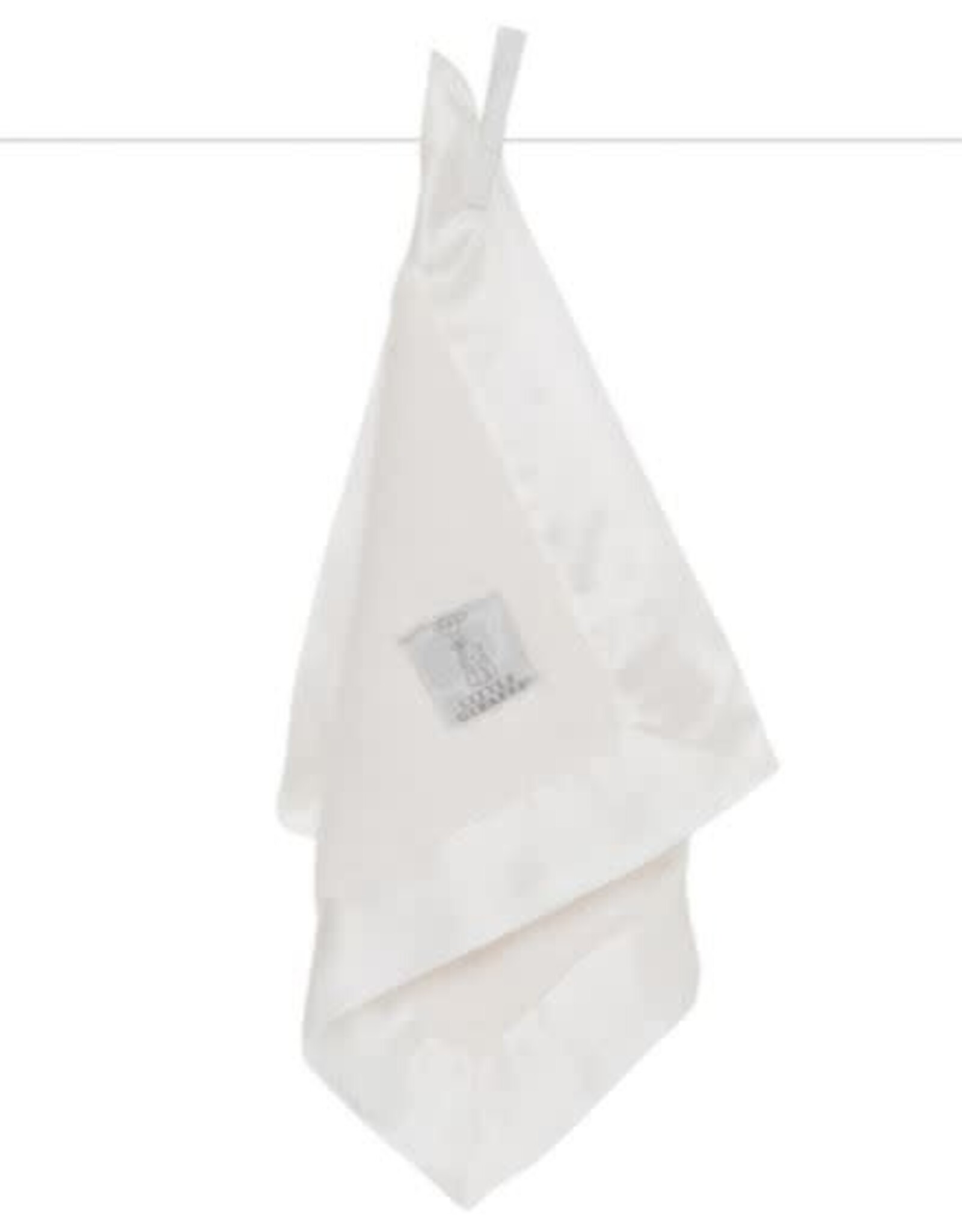 Little Giraffe Cream Luxe Solid Blanky