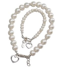 Cherished Moments Hearts Entwined S/GP Mom & Me Bracelet