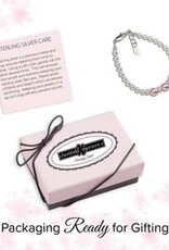 Cherished Moments Paige Sterling Silver Bracelet w/Swarovski Pearl and Stardust Beads
