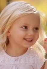 Cherished Moments Sadie Sterling Silver Bracelet w/Pink Swarovski Pearl and Rondelle