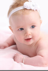 Cherished Moments Hope Silver Bracelet w/Swarovski Pearls & Crystals