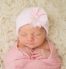 ilybean Nursery Beanie - Pink Fairy Flower
