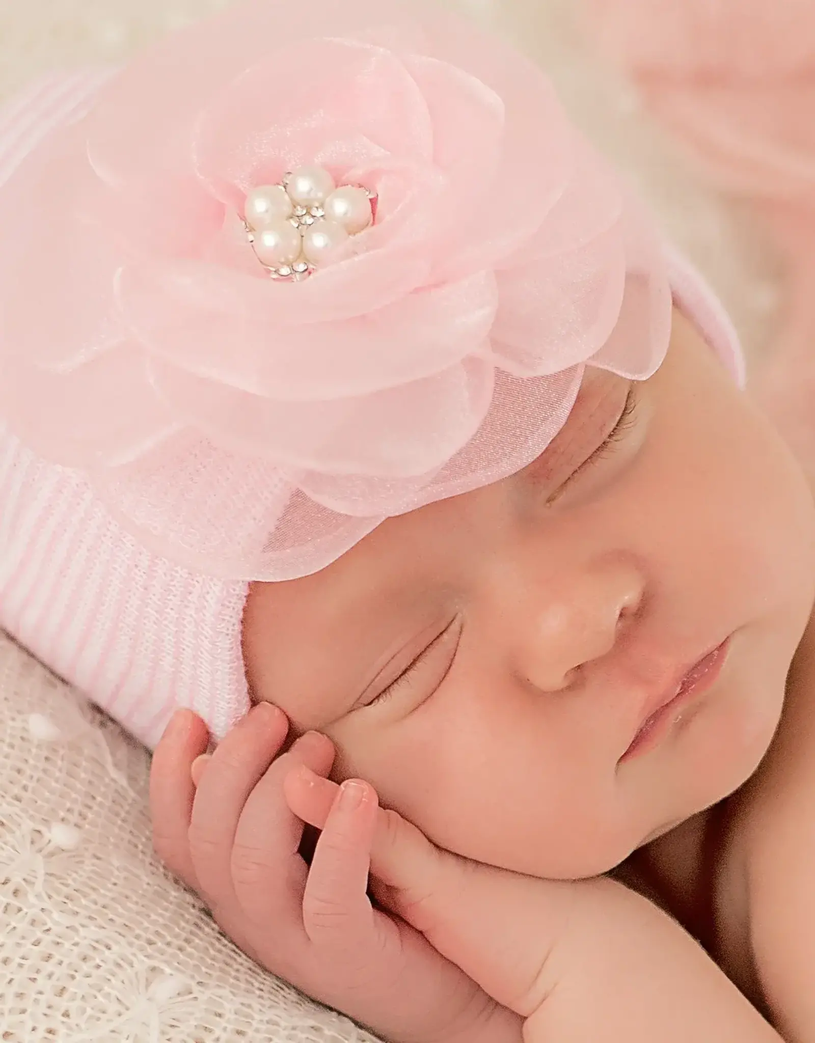 ilybean Nursery Beanie - Joyce Flower