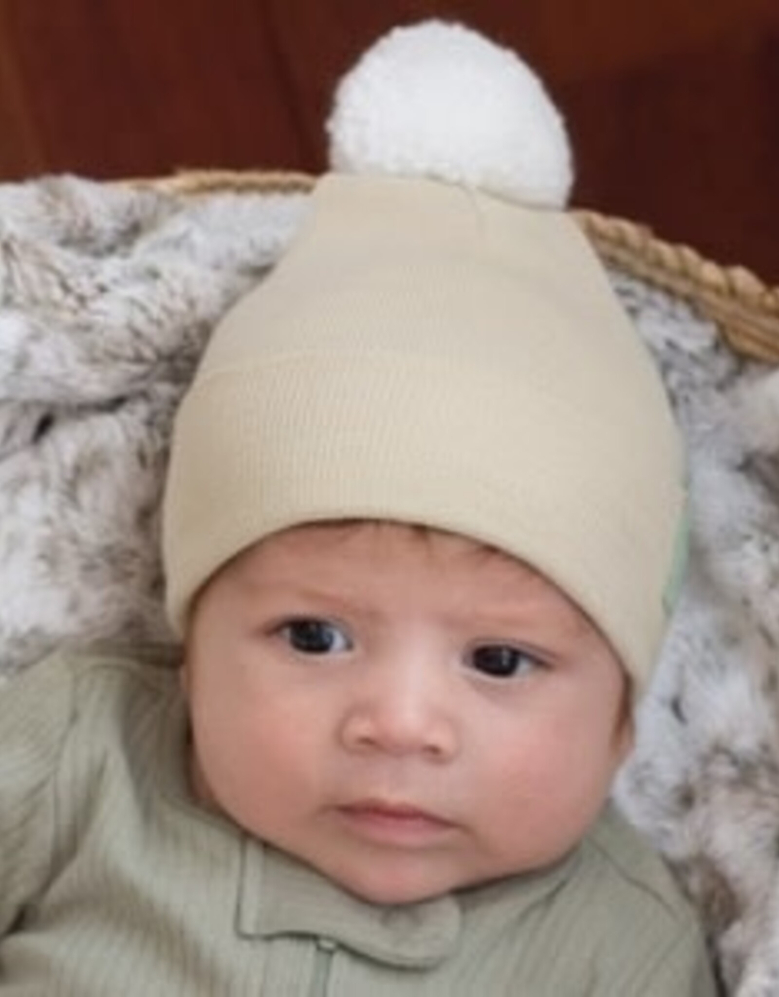 ilybean Nursery Beanie w/Pom