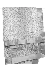 Little Giraffe Silver Luxe Snow Leopard Blanket