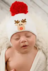 ilybean Nursery Beanie - Red Nose Reindeer