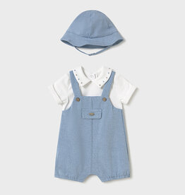 Mayoral Riviera Dungaree with hat