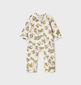 Mayoral Bees Long Bodysuit with Zipper