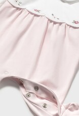 Mayoral Flowers Pink 2 Footie set