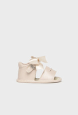 Mayoral Beige Baby Girls Bow Sandals