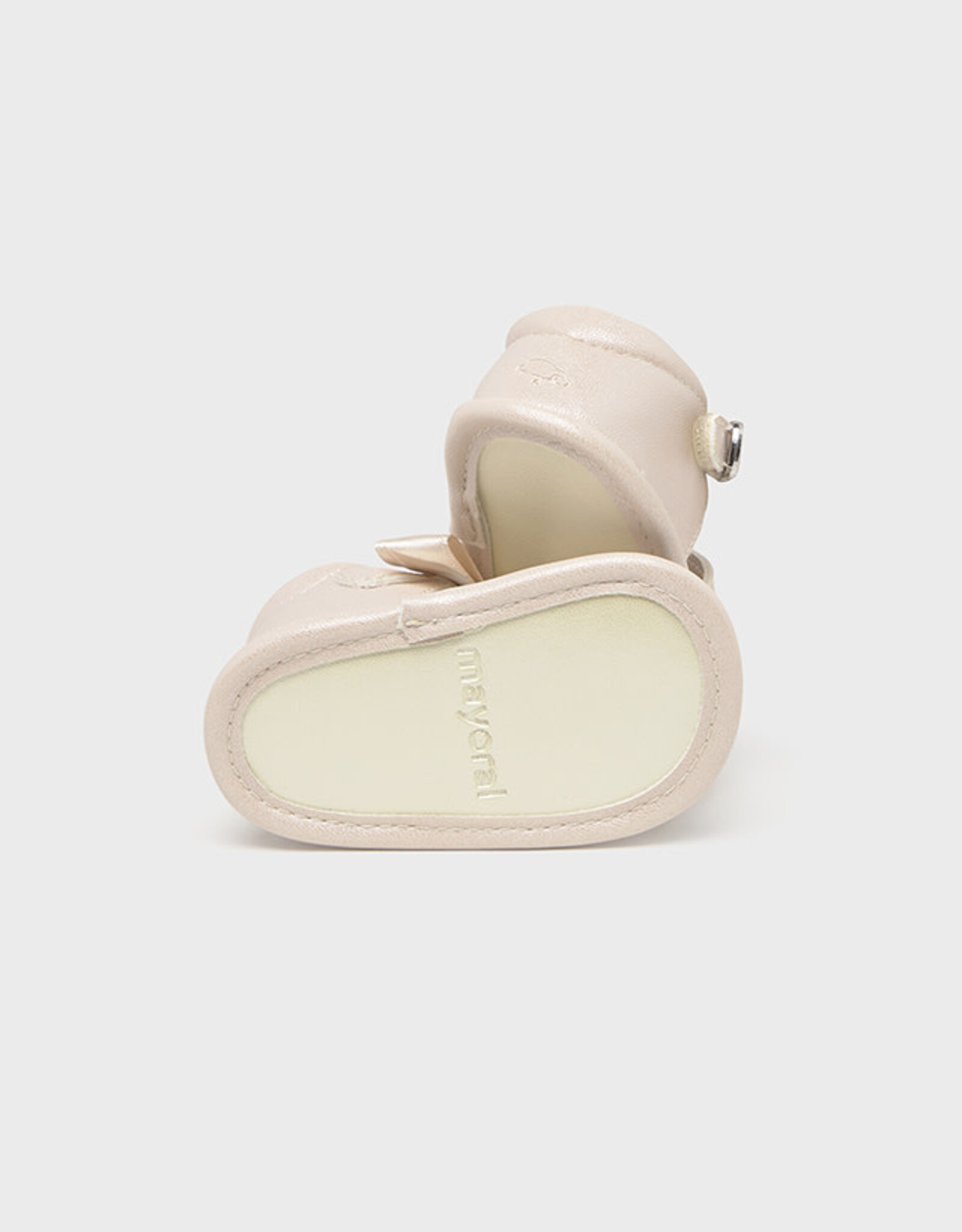 Mayoral Beige Baby Girls Bow Sandals