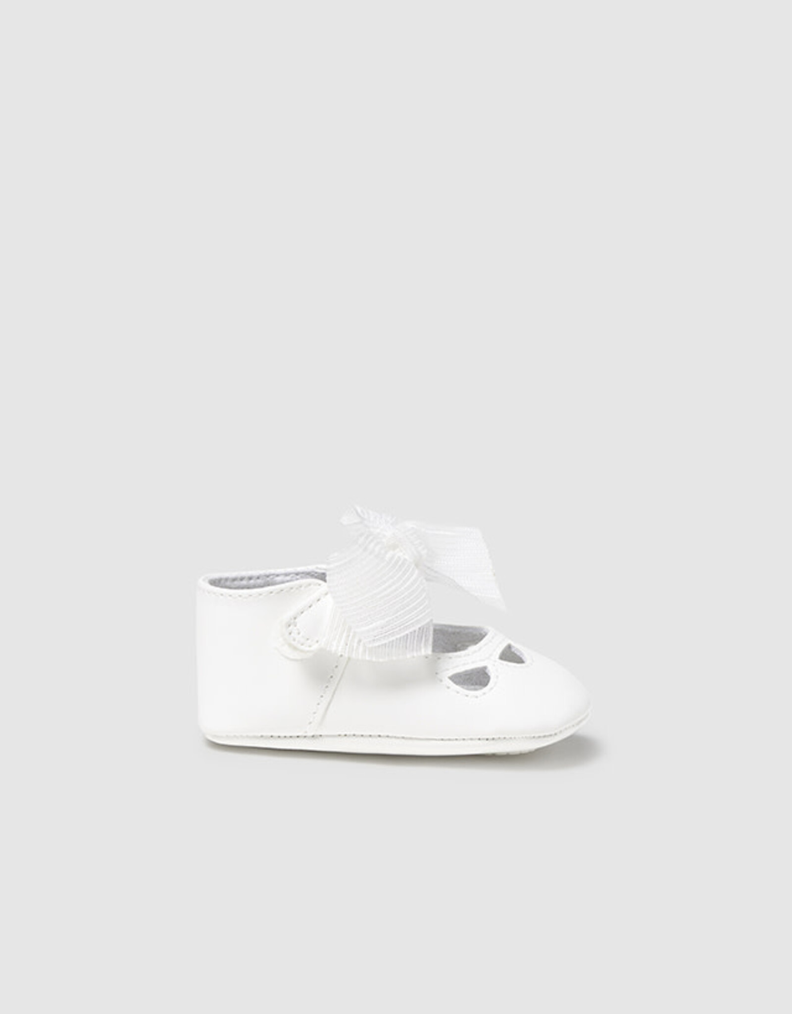 Mayoral White Dressy Mary Jane shoes for Baby