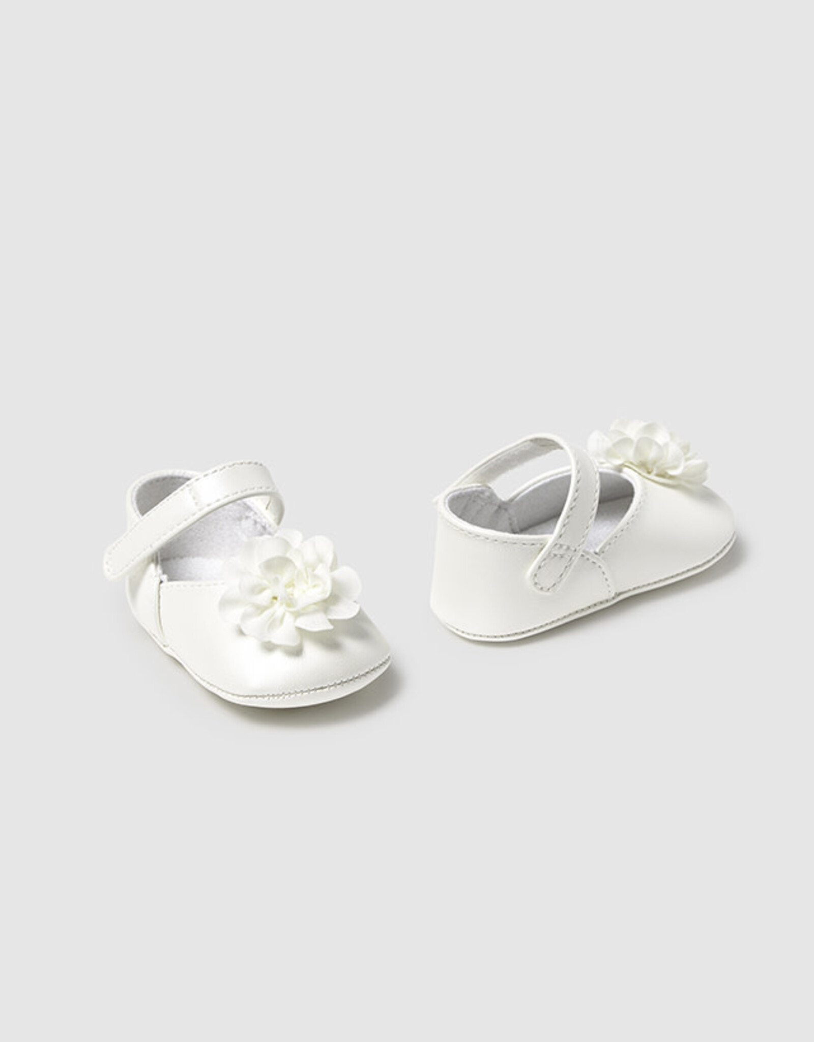 Mayoral Natural Mary Janes with Flower