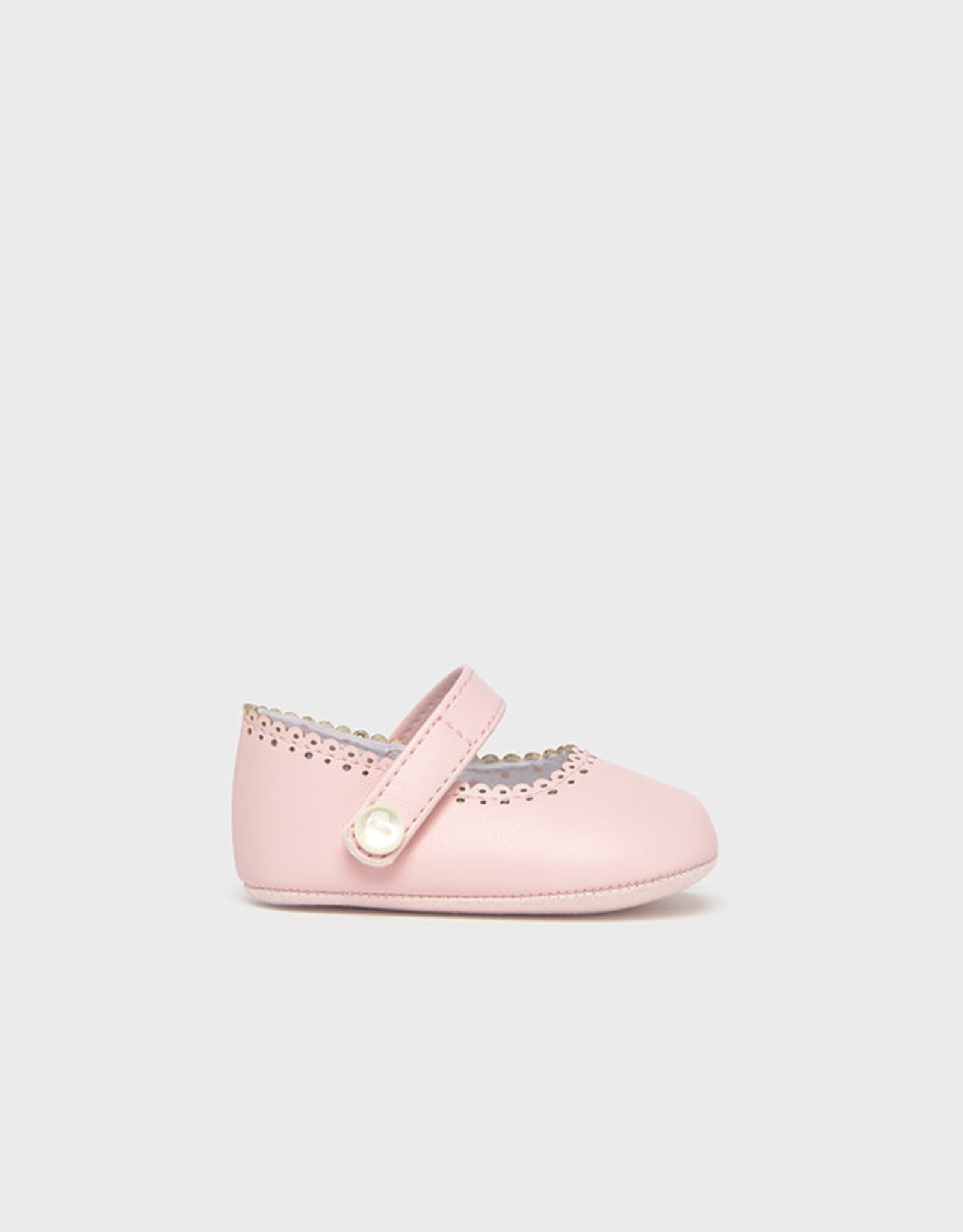 Mayoral Baby Rose Mary Janes with Trim