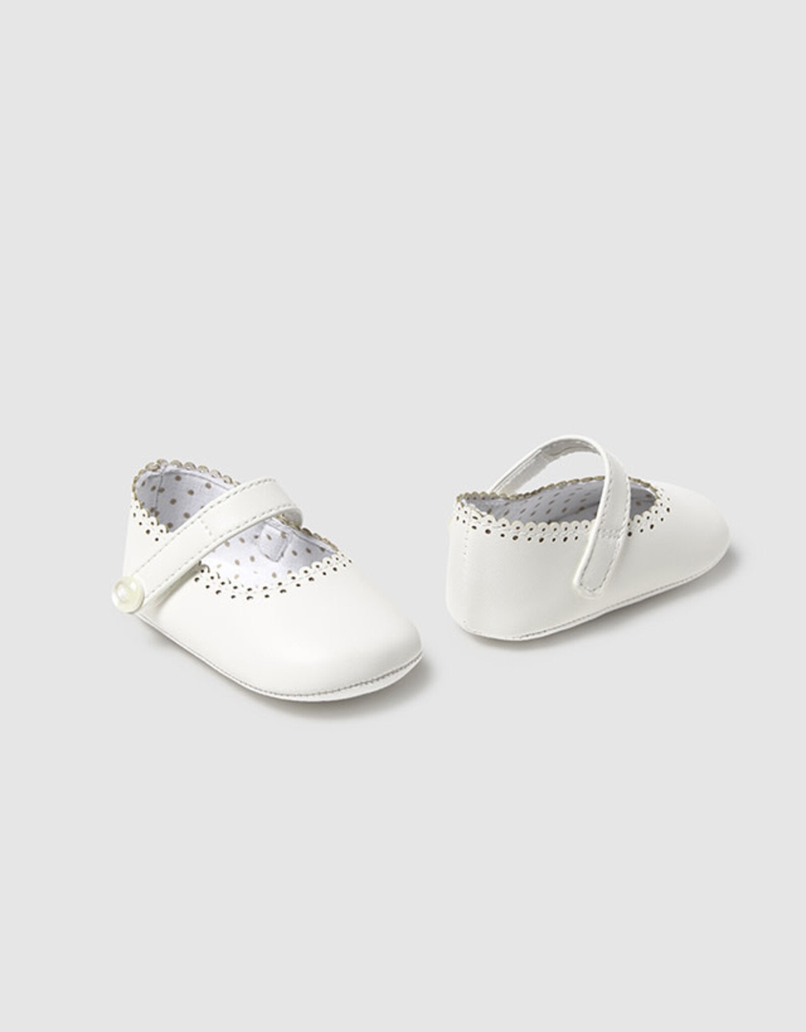 Mayoral Natural Mary Janes with Trim