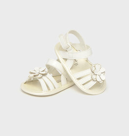 Mayoral Cute White Baby Sandals