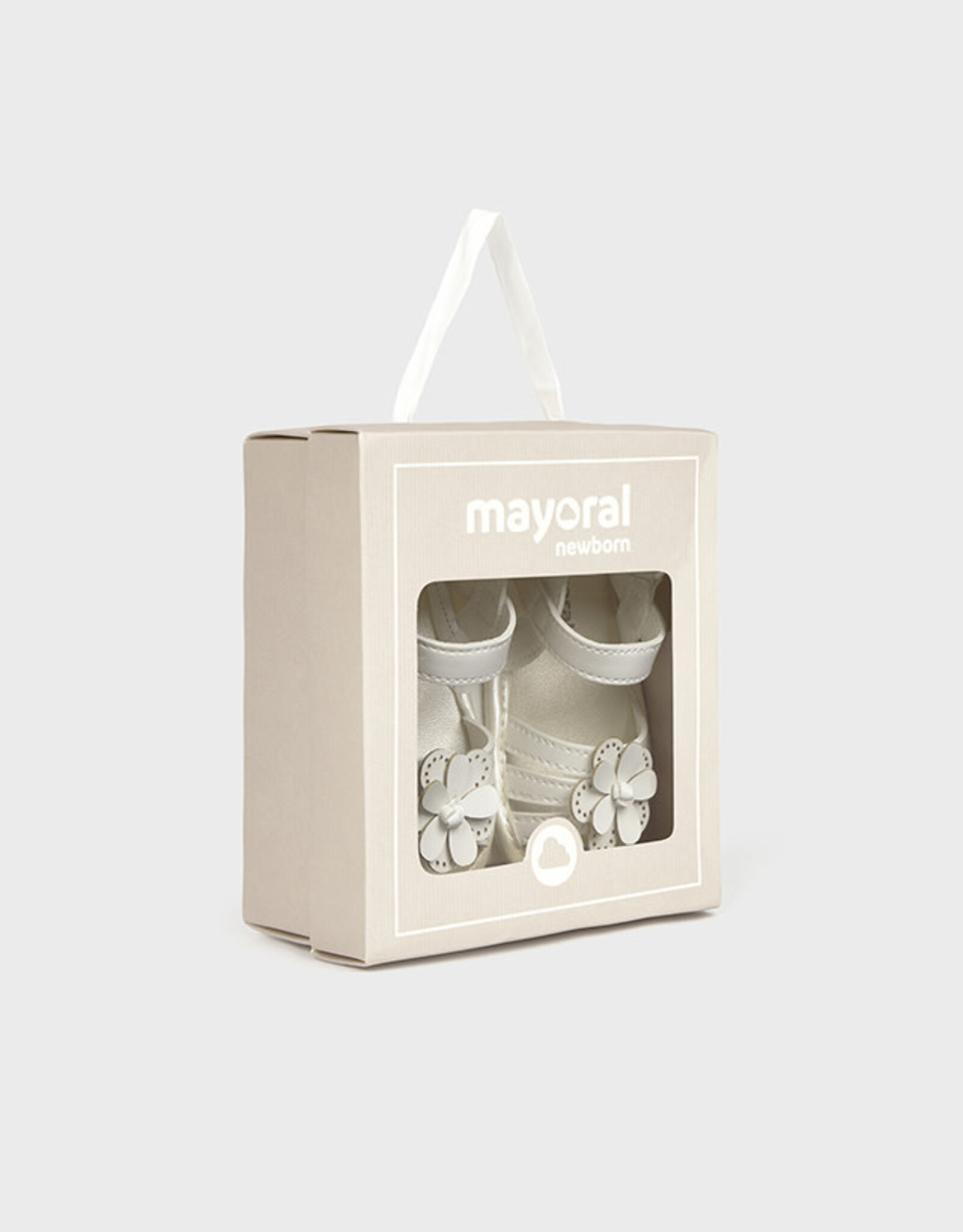 Mayoral Cute White Baby Sandals