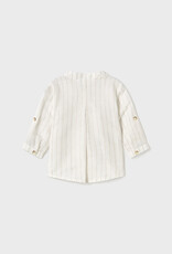 Mayoral Long Sleeve Mao Collar Shirt
