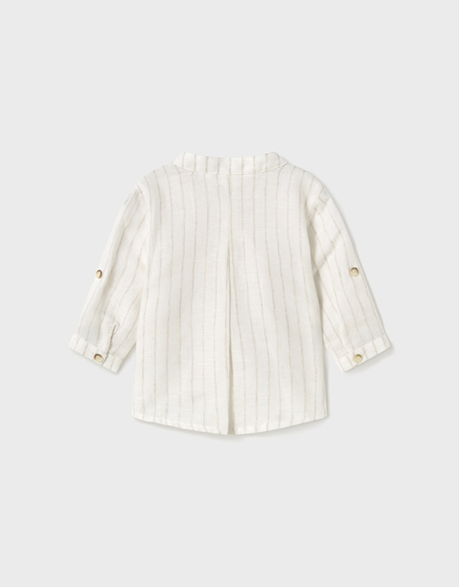 Mayoral Long Sleeve Mao Collar Shirt