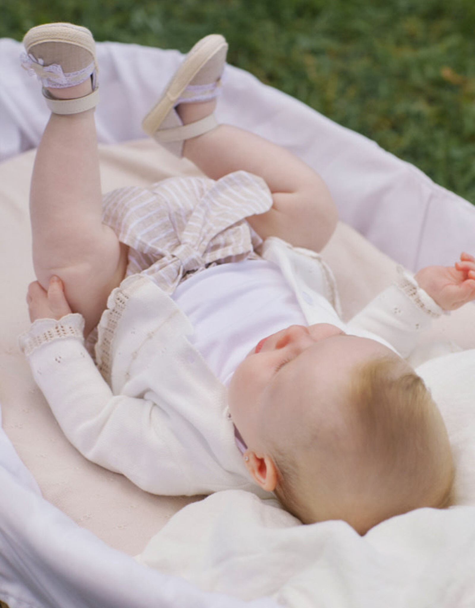 Mayoral Root Short and Jacket Set with Ruffle Bottom