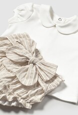 Mayoral Root Short and Jacket Set with Ruffle Bottom