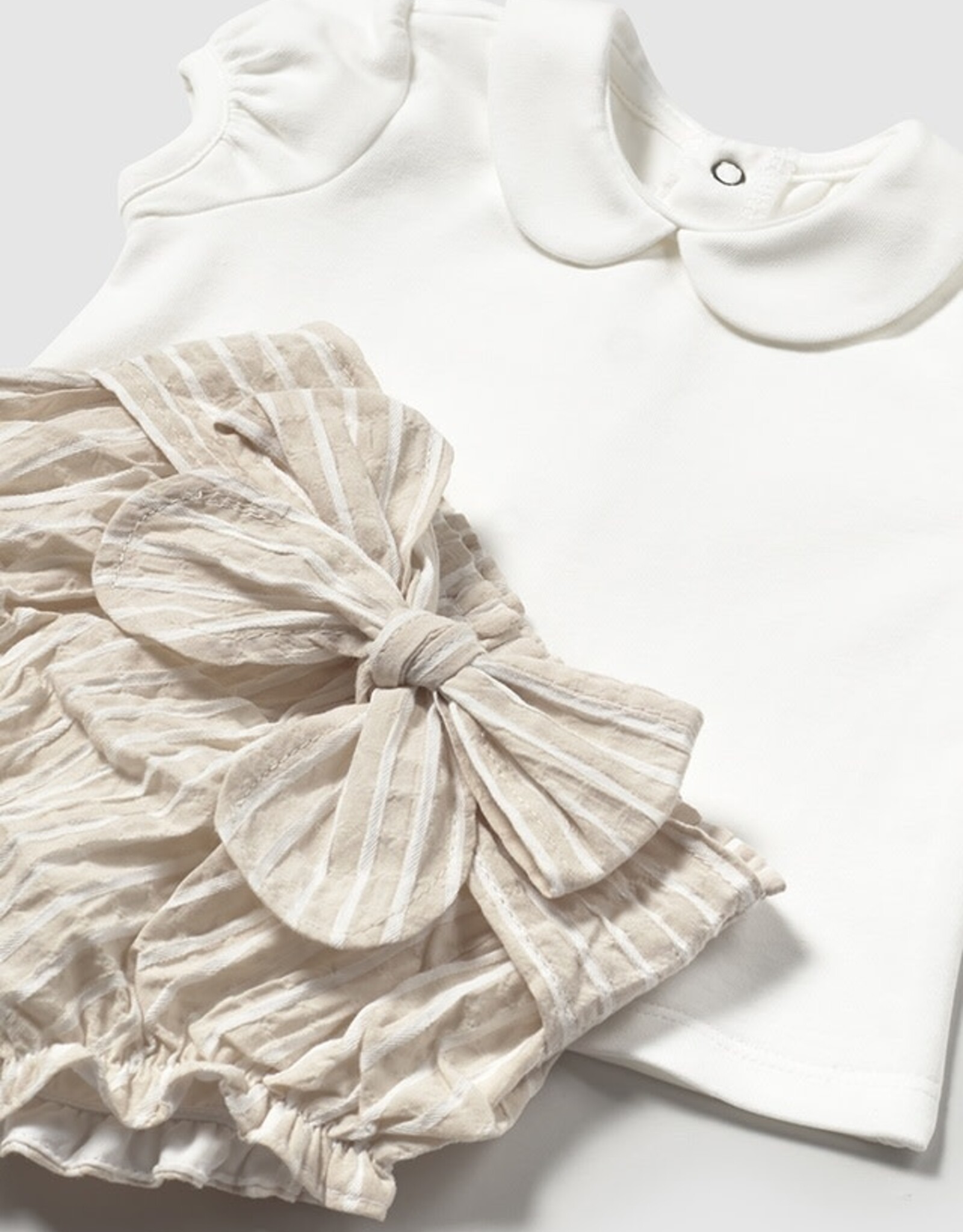 Mayoral Root Short and Jacket Set with Ruffle Bottom