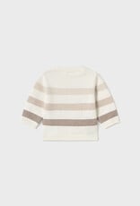 Mayoral Frappe Stripe Knit Sweater