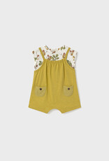 Mayoral Olive Bees Knit Romper