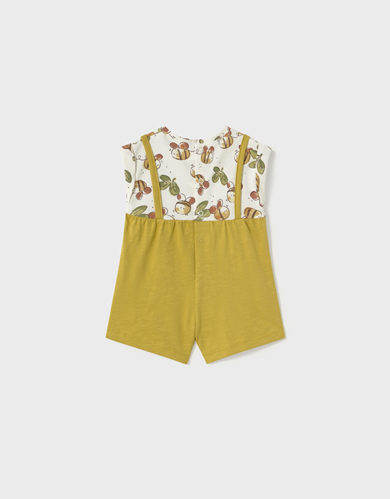 Mayoral Olive Bees Knit Romper